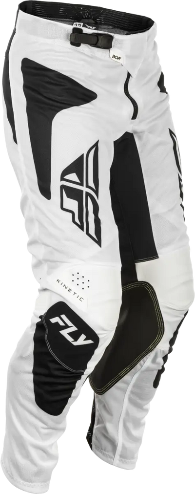 Kinetic Mesh Sym Pants White/Black Sz 30 - FLY RACING