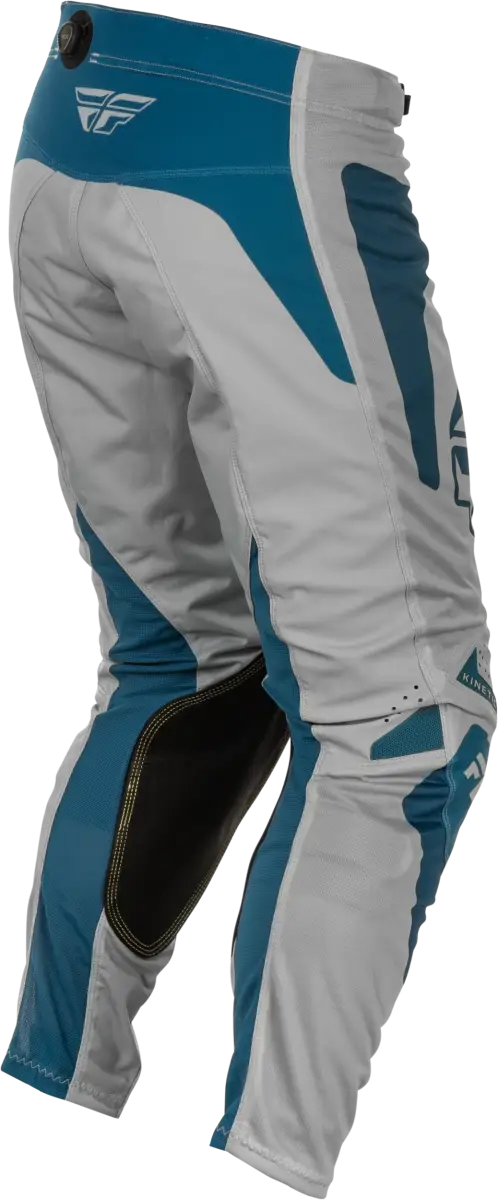 Kinetic Mesh Sym Pants Grey/Blue Sz 36 - FLY RACING
