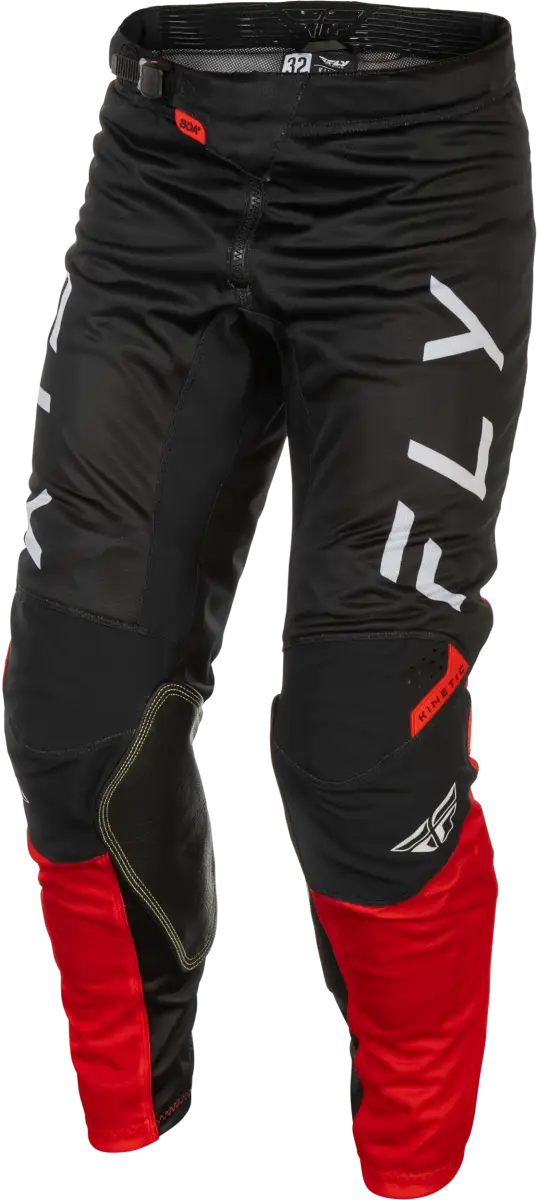 Kinetic Mesh Center Pants Black/White/Red Sz 40 - FLY RACING
