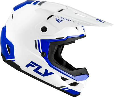 Kinetic Verdict Helmet White/Blue/Grey Xs - FLY RACING