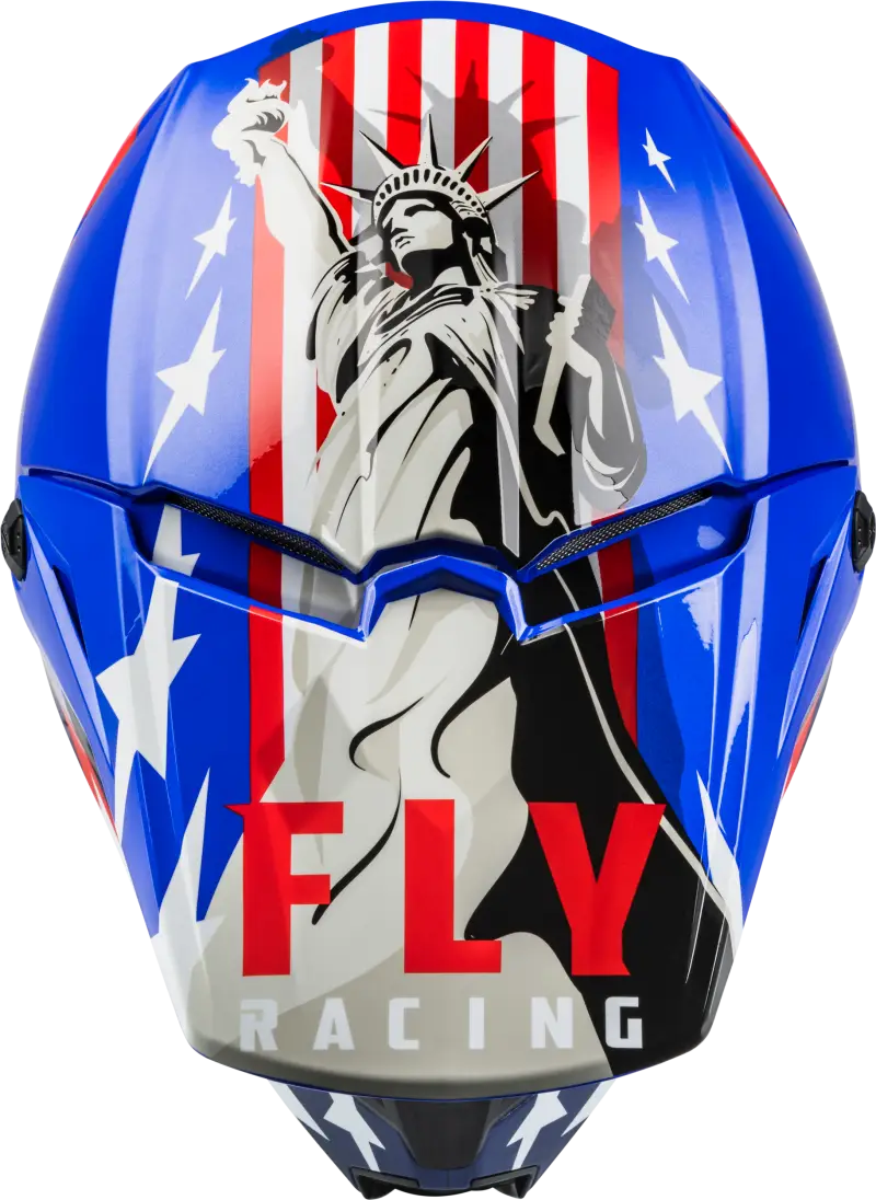 Kinetic Patriot Helmet Red/White/Blue Md - RV and Auto Parts