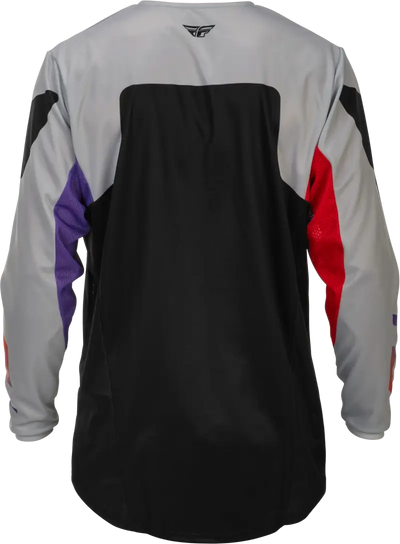 Kinetic Jersey Grey/Red/Purple/Black Sm - FLY RACING