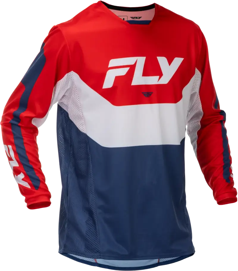 Kinetic Jersey Red/White/Blue Md - FLY RACING