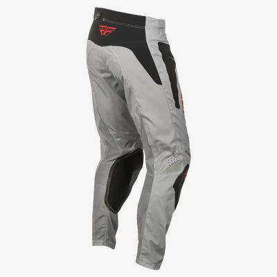 Kinetic Sym Pants Ca/Ny Light Grey/Red/Black Sz 40 - FLY RACING