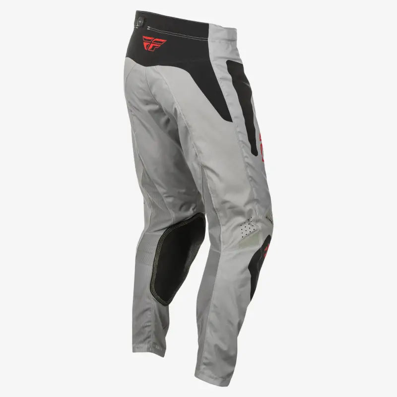 Kinetic Sym Pants Ca/Ny Light Grey/Red/Black Sz 40 - FLY RACING
