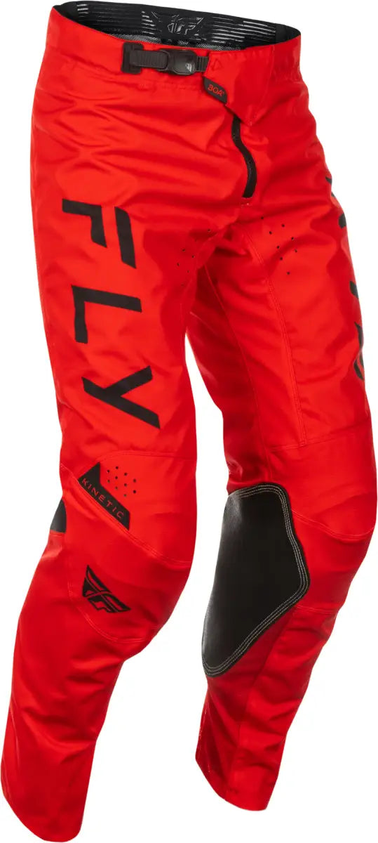 Kinetic Center Pants Ca/Ny Red/Black Sz 36 - FLY RACING