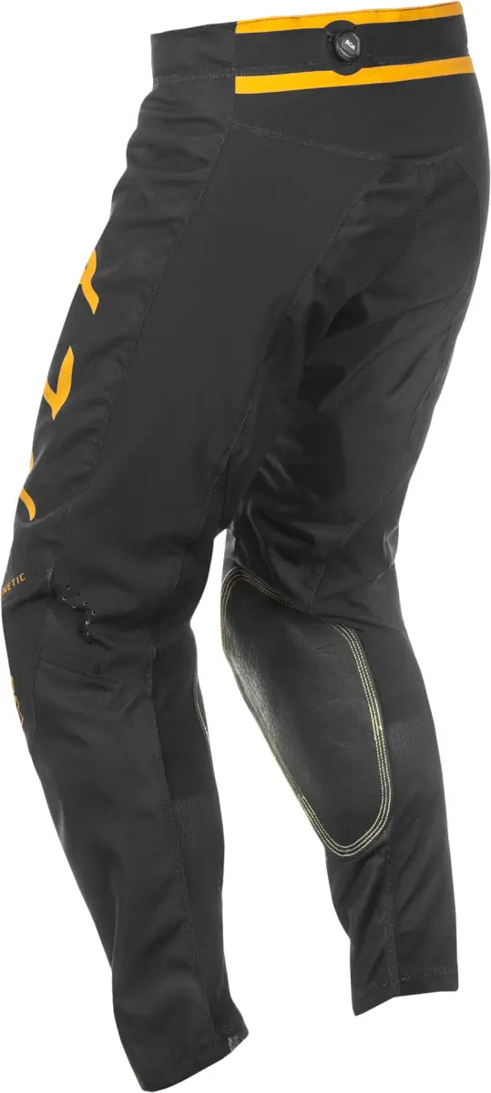 Kinetic Center Pants Ca/Ny Black/Gold Sz 28 - FLY RACING