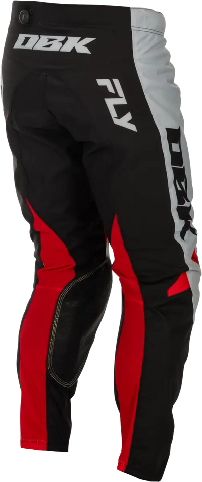 Kinetic Dbk Pants Grey/Black/Red Sz 36 - FLY RACING