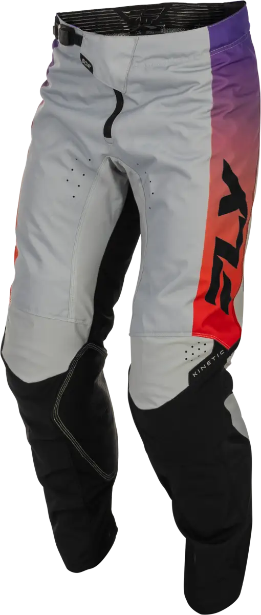 Kinetic Pants Grey/Red/Purple/Black Sz 36 - FLY RACING