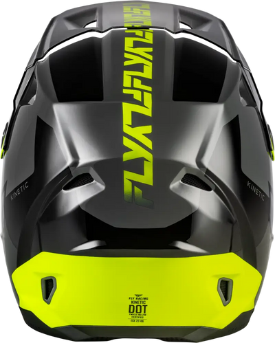 Kinetic Crest Helmet Grey/Black/Hi Vis Xs - FLY RACING