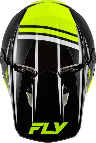 Kinetic Verdict Helmet Black/Hi Vis/Grey Xl - FLY RACING