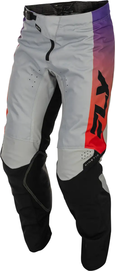 Kinetic Pants Grey/Red/Purple/Black Sz 30 - FLY RACING