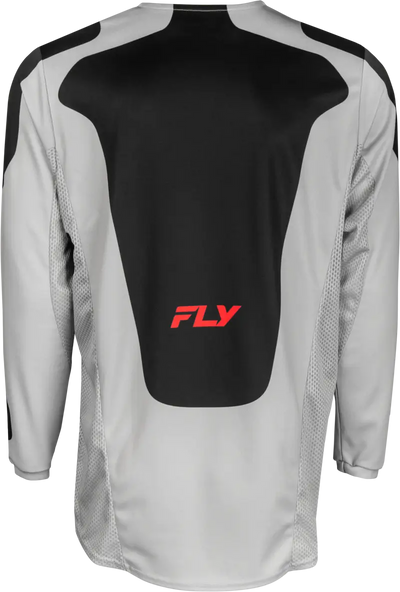 Kinetic Sym Jersey Light Grey/Red/Black Lg