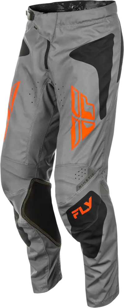 Gray and black motocross pants with orange accents, perfect for rv parts & accessories