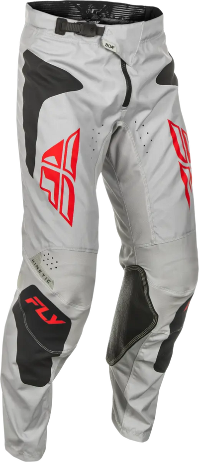 Kinetic Sym Pants Light Grey/Red/Black Sz 38