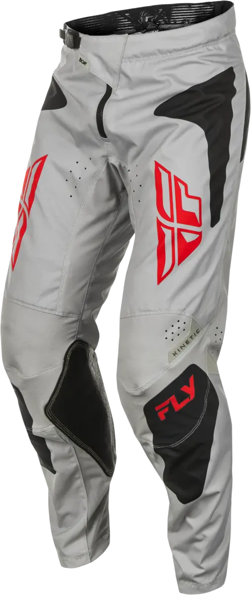 Kinetic Sym Pants Light Grey/Red/Black Sz 38