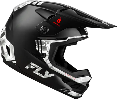 Kinetic Verdict Kryptek Helmet Black/Grey Xs - FLY RACING