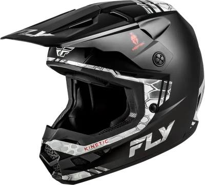Kinetic Verdict Kryptek Helmet Black/Grey Md - FLY RACING