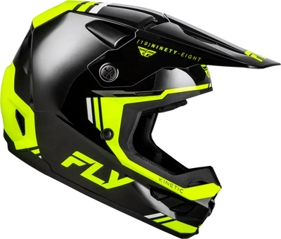 Kinetic Verdict Helmet Black/Hi Vis/Grey Md - FLY RACING
