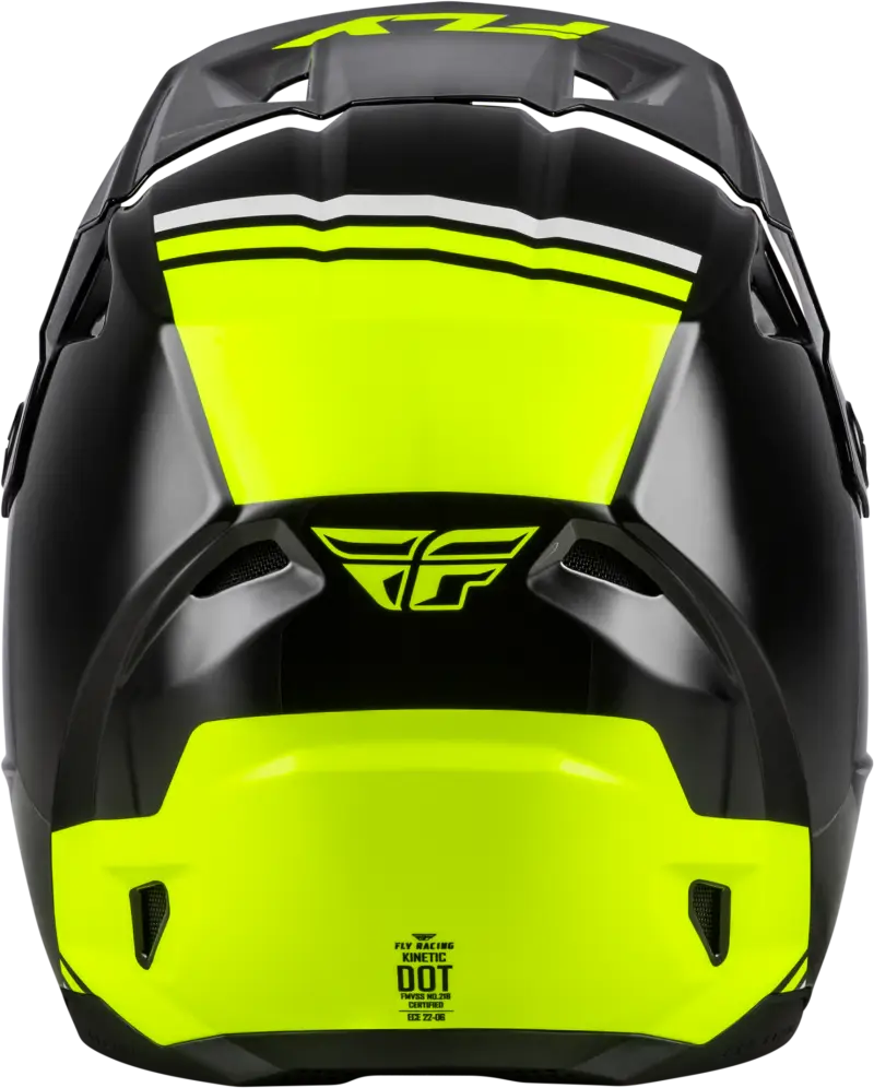 Kinetic Verdict Helmet Black/Hi Vis/Grey Md - FLY RACING