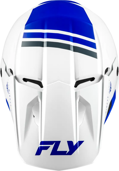 Kinetic Verdict Helmet White/Blue/Grey Md - FLY RACING