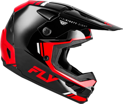 Kinetic Verdict Helmet Black/Red/White Lg - FLY RACING