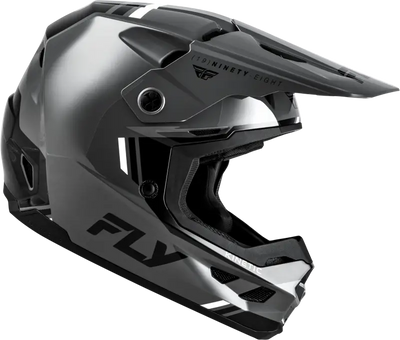 Kinetic Verdict Helmet Grey/Black/White Xl - FLY RACING