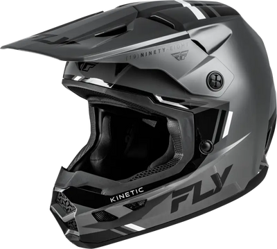 Kinetic Verdict Helmet Grey/Black/White Xl - FLY RACING