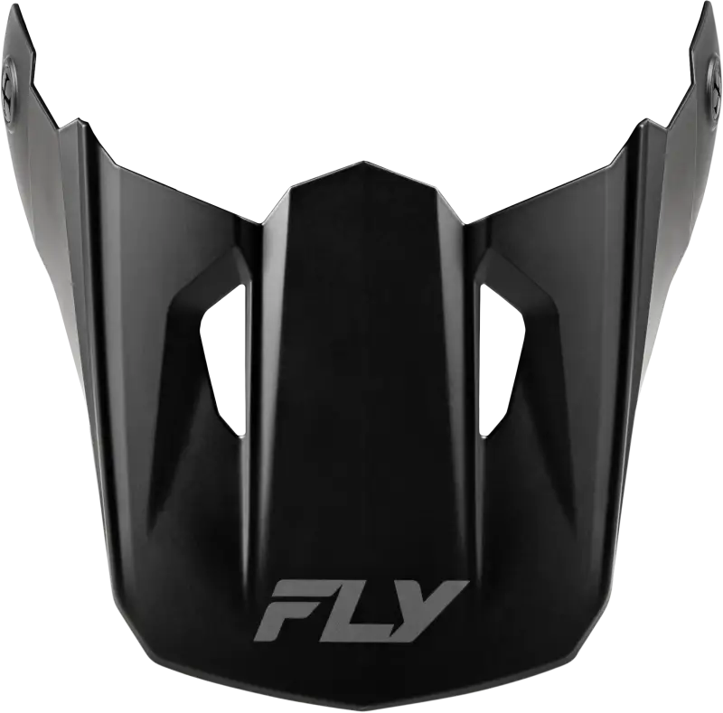 Youth Kinetic Solid Helmet Visor Matte Black Ys Yl - FLY RACING