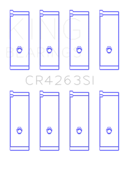 King Toyota 1ZZ-FE (Size.25) Rod Bearing Set
