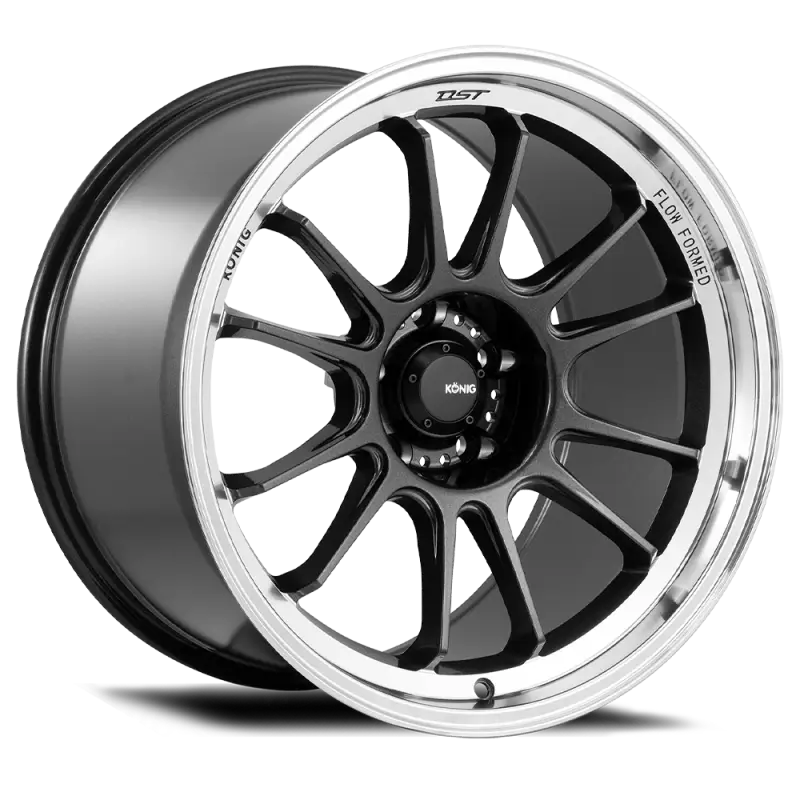 Konig Hypergram 18x8.5 5x108 ET43 Metallic Carbon w/ Machined Lip - HG88508436
