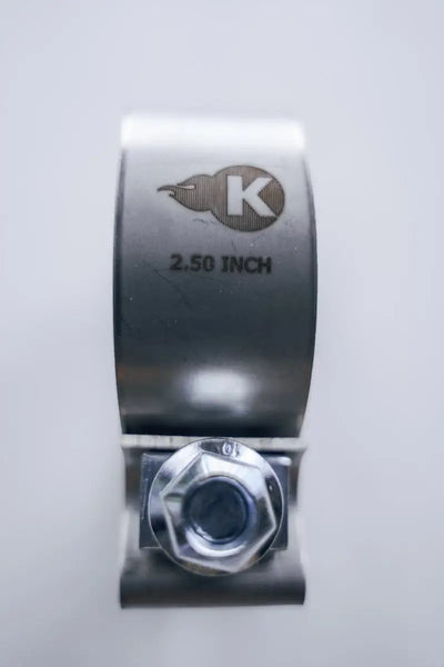 Stainless steel band clamp with tightening bolt for Kooks Headers 2-1/2in exhaust