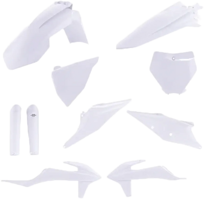 Full Plastic Kit Ktm White - ACERBIS