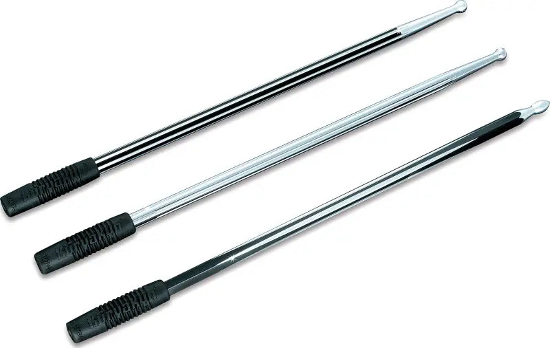 Kuryakyn Billet Antenna Hex/Grooved Black & Raw - 864 - Exterior Styling