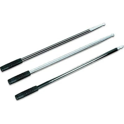 Kuryakyn Billet Antenna Hex/Grooved Black & Raw - 864 - Exterior Styling