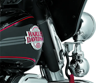 Kuryakyn Custom Teardrop Tie-Down Brackets 83-13 Touring Chrome - Kuryakyn