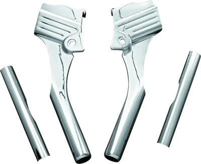 Kuryakyn Deluxe Neck Cover Kit 95-05 Touring Models Chrome - RV and Auto Parts