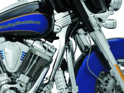 Kuryakyn Deluxe Neck Cover Kit 95-05 Touring Models Chrome - RV and Auto Parts