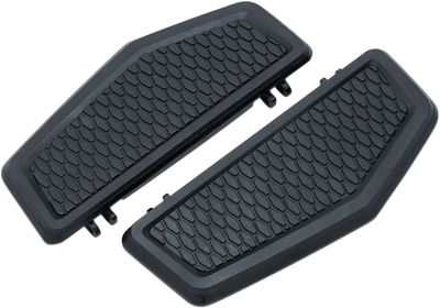 Black textured Kuryakyn Hex Driver Floorboards for easy grip and style