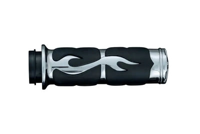 Kuryakyn ISO Flame Grips Dual Cable Chrome - 6260 - Controls