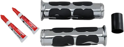 Kuryakyn ISO Flame Grips Metric Universal 1inch Chrome - 6262 - Controls