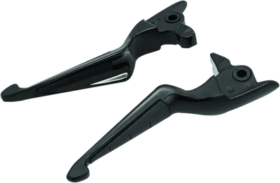Black motorcycle levers for Kuryakyn ISO Levers Black motorcycle handlebar upgrade