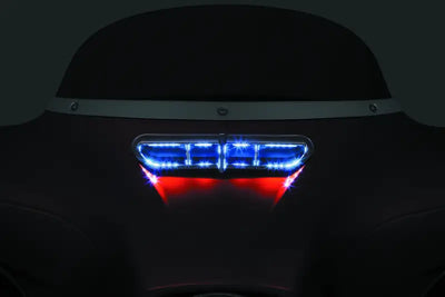 2019 Honda Gold Wing rear light with Kuryakyn fairing vent accent