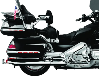 Kuryakyn Louvered Battery Box Cover 01-10 GL1800 Chrome - Kuryakyn