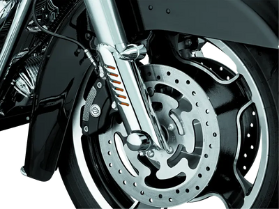 Kuryakyn Lower Leg Deflector Shields 00-13 Touring Chrome - Kuryakyn