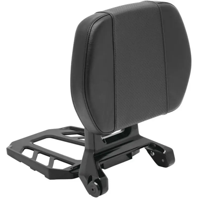 Kuryakyn Neo Driver black leather passenger seat with frame and footrests