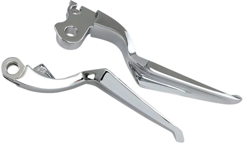 Polished chrome motorcycle hand levers from Kuryakyn Phantom Levers Indian Chrome 5774