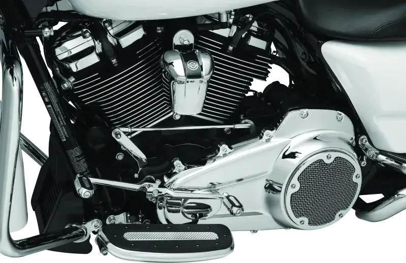 Kuryakyn Precision Transmission Top Cover 17-Up Touring Models Chrome - RV and Auto Parts