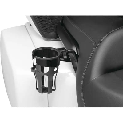 Kuryakyn Reflex drink holder with black plastic cup secure grip mount