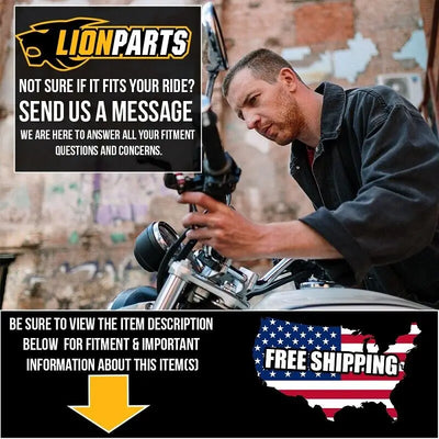 Motorcycle parts ad showing Gold Wing Air Deflectors for Kuryakyn Replacement VHB Kit
